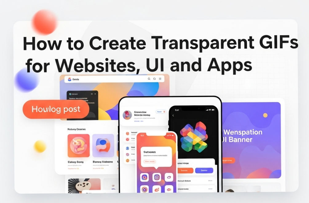How to Create Transparent GIFs for Websites, UI, and Apps